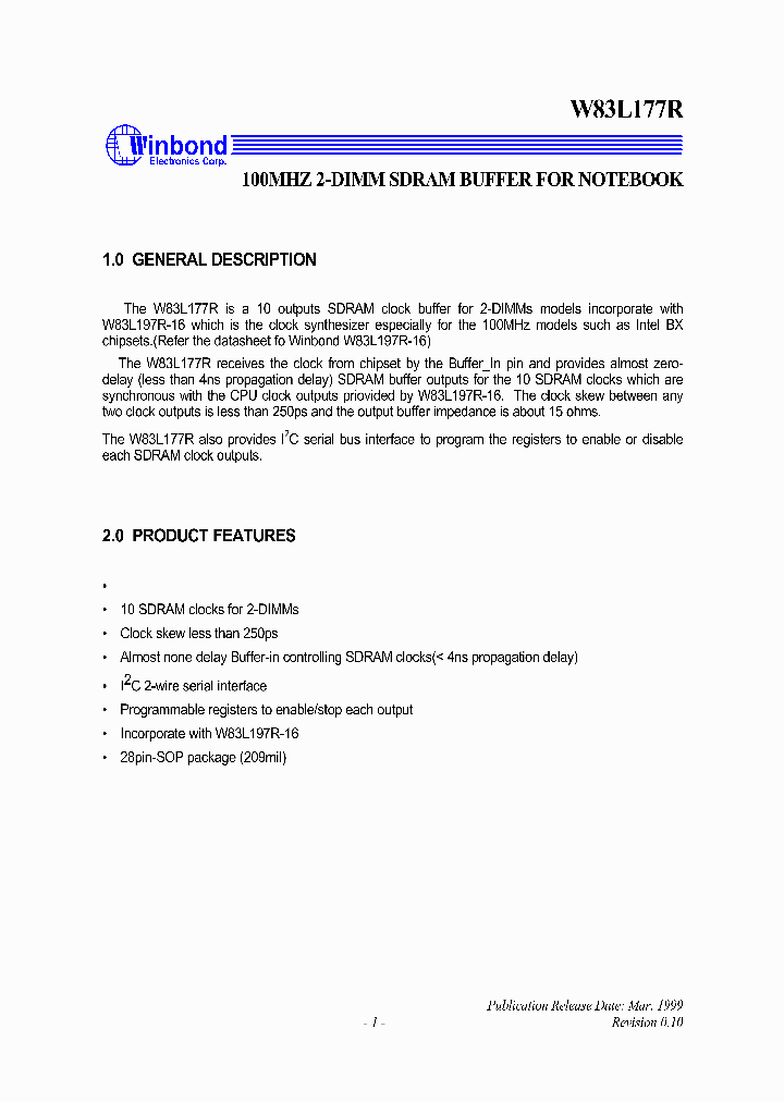 W83L177R_1335803.PDF Datasheet
