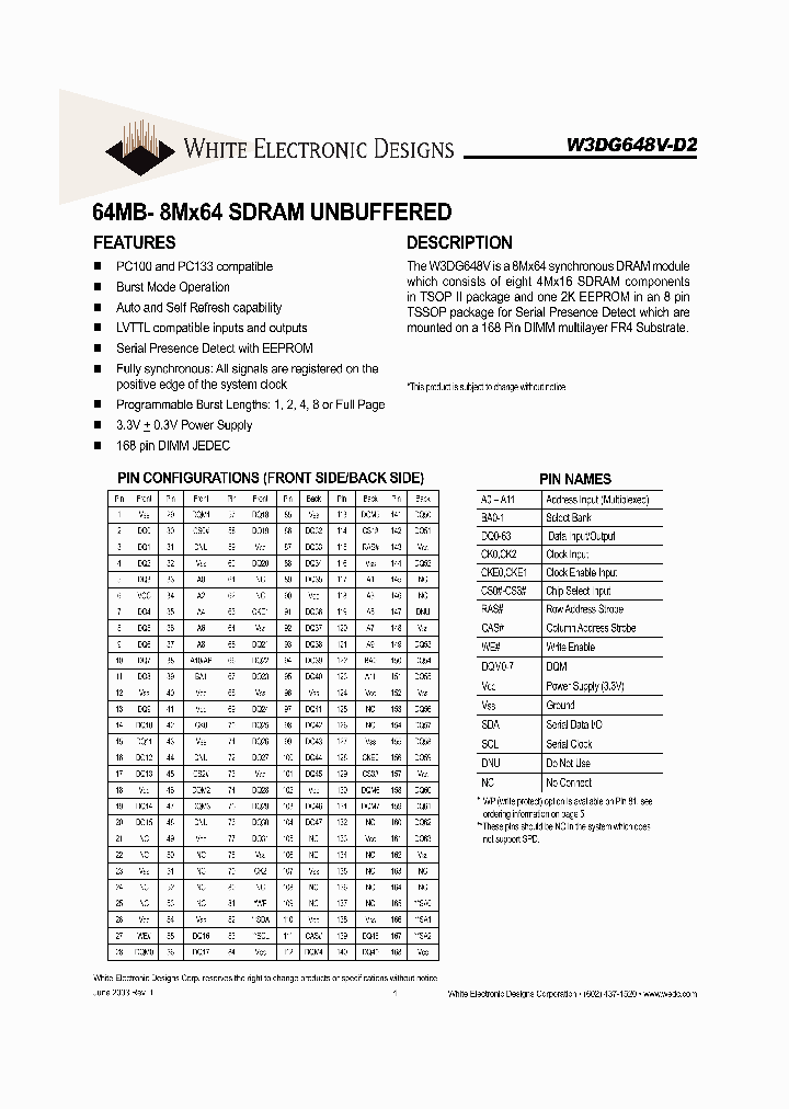 W3DG648V10D2_1088783.PDF Datasheet