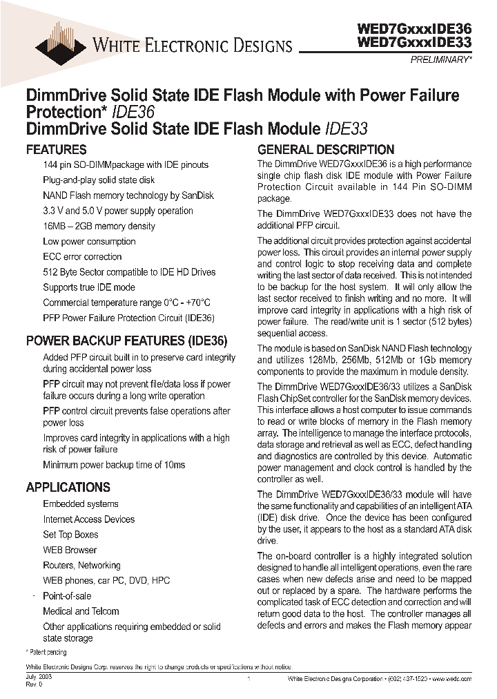 WED7GXXXIDE36_1336003.PDF Datasheet