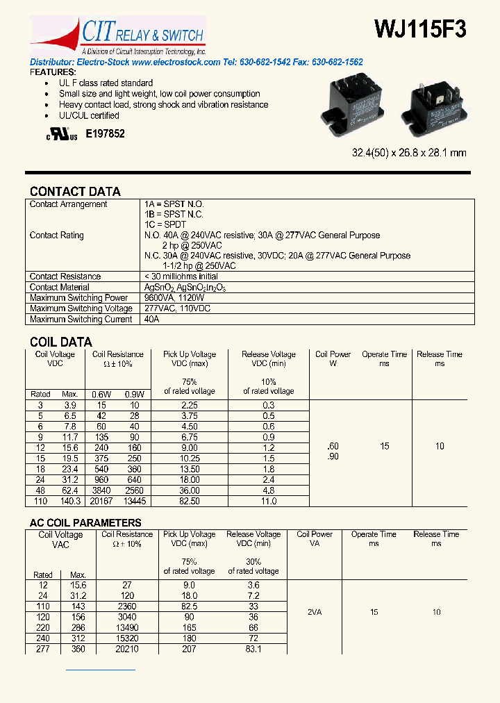 WJ115F31A_1165092.PDF Datasheet