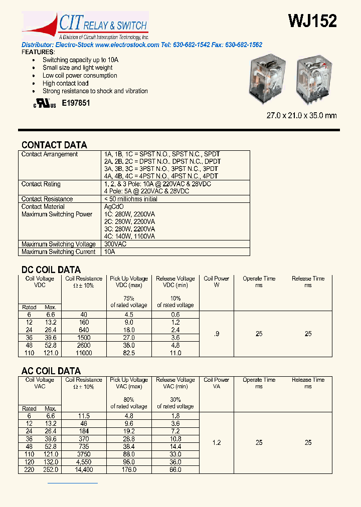 WJ1524CT6VDC_1336145.PDF Datasheet