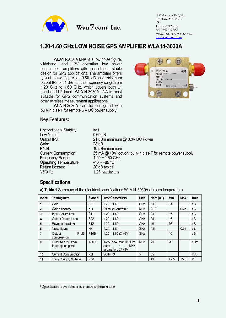 WLA14-3030A_1336174.PDF Datasheet