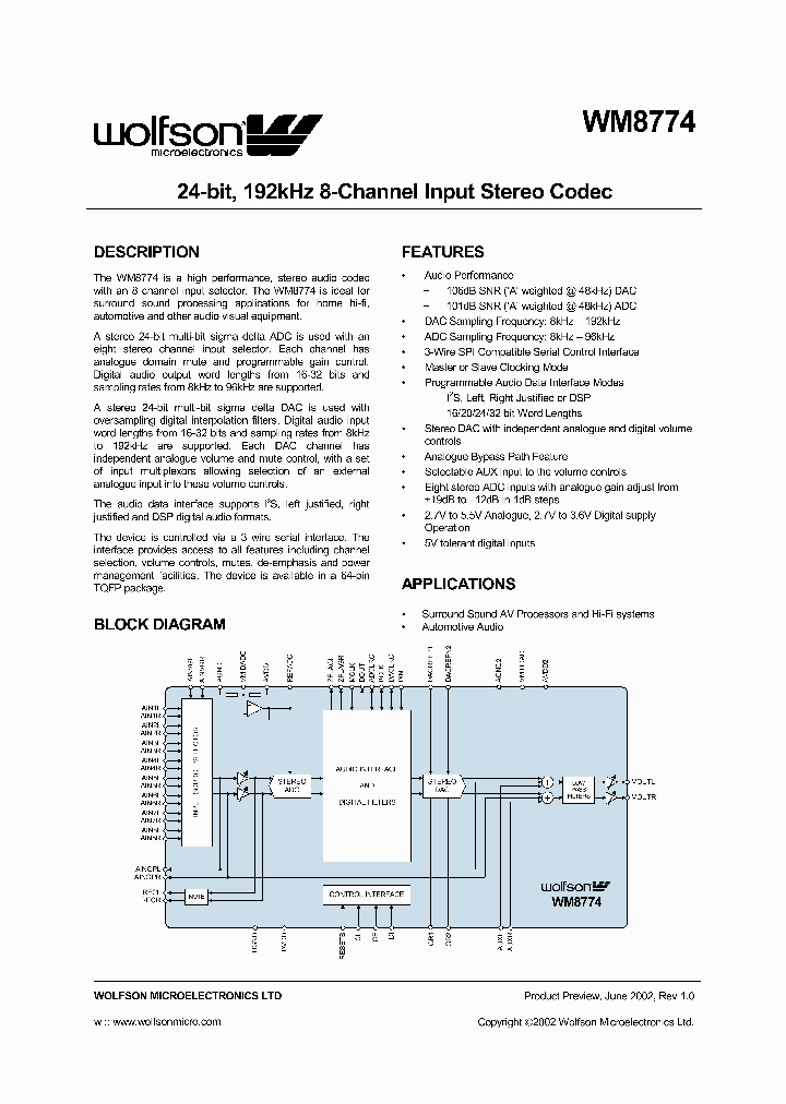 WM8774IFV_1336304.PDF Datasheet