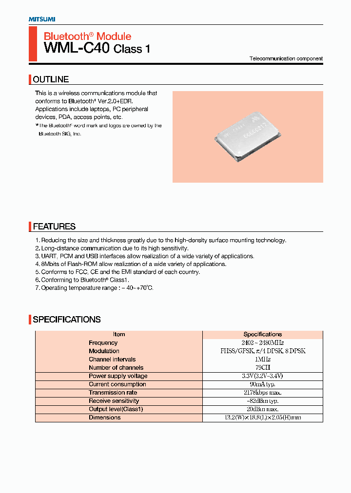 WML-C40_1115626.PDF Datasheet
