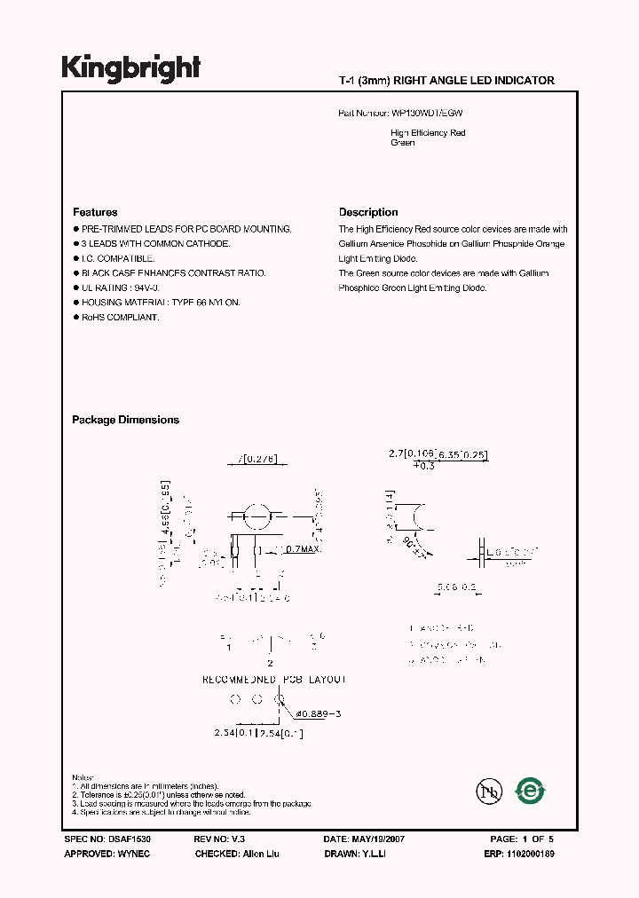WP130WDTEGW_1336433.PDF Datasheet