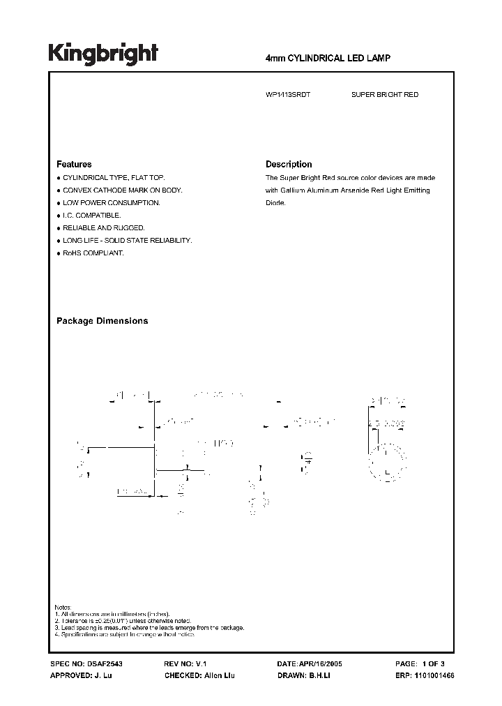 WP1413SRDT_1336457.PDF Datasheet