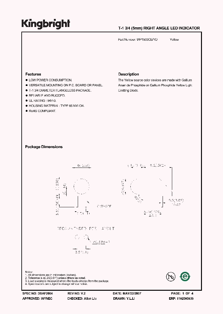 WP1503CB-YD_1336468.PDF Datasheet