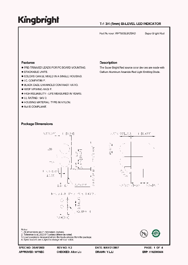 WP1503EB2SRD_1336470.PDF Datasheet