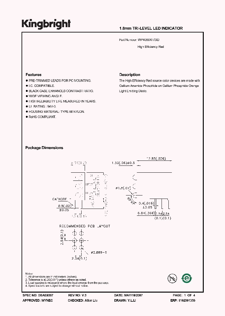 WP4060XH3ID_1336544.PDF Datasheet