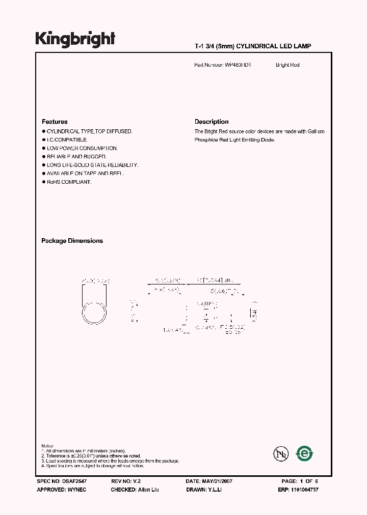 WP483HDT_1336567.PDF Datasheet