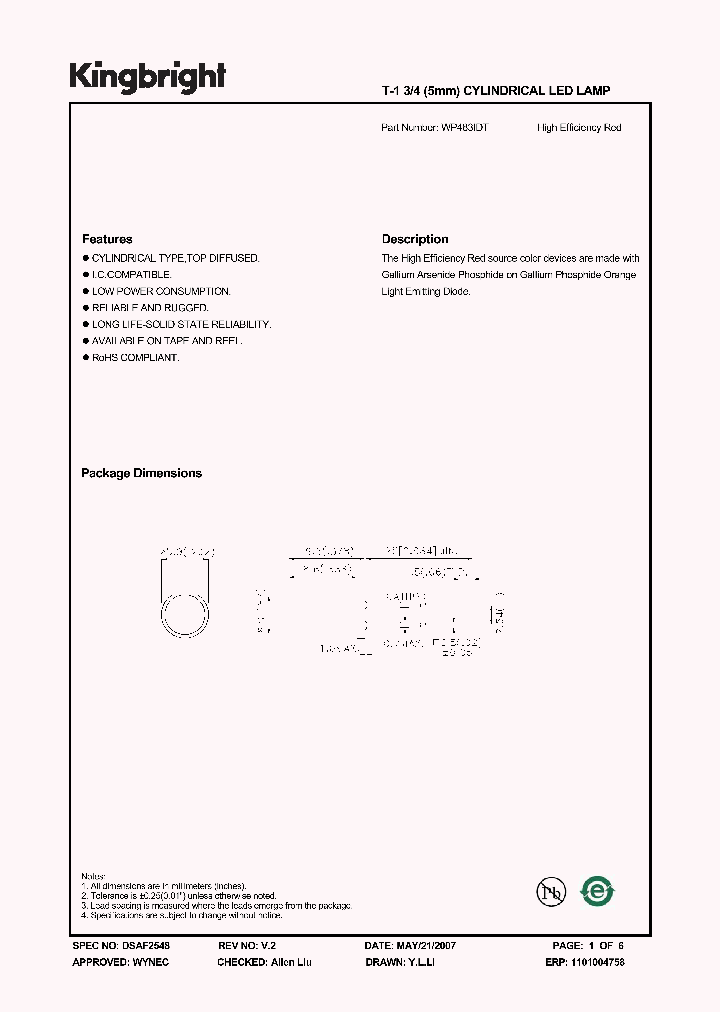 WP483IDT_1336568.PDF Datasheet