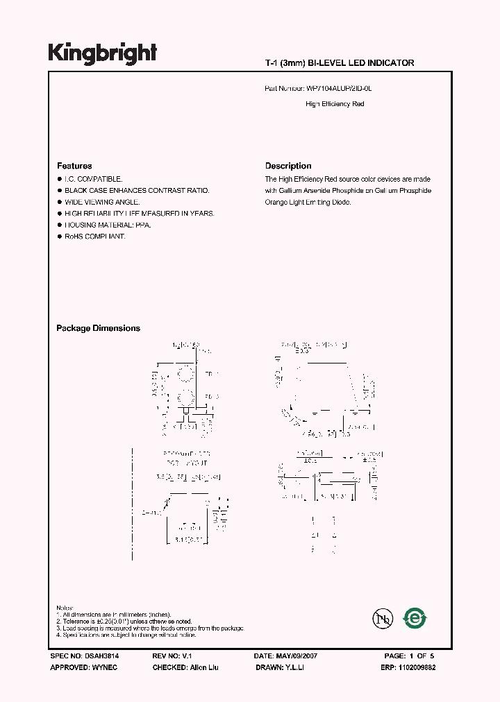 WP7104ALUP2ID-0L_1336613.PDF Datasheet