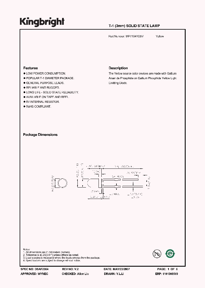 WP7104YD5V_1336640.PDF Datasheet