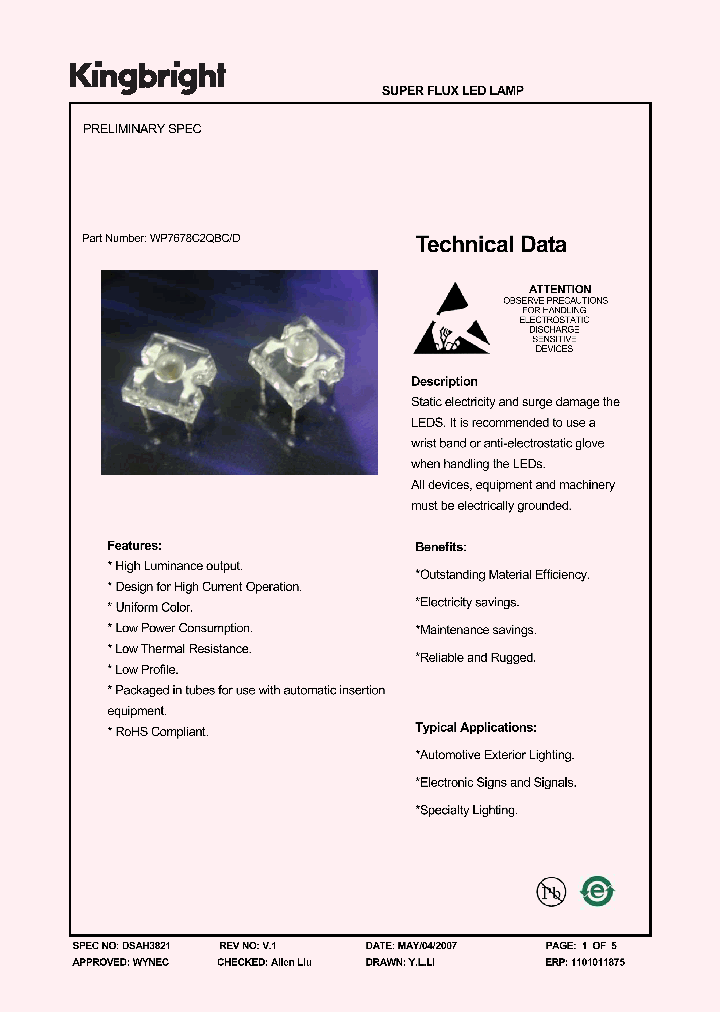 WP7678C2QBCD_1336715.PDF Datasheet