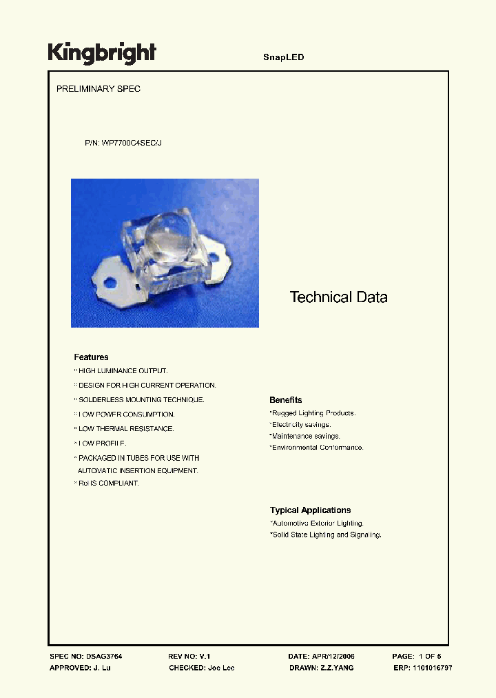 WP7700C4SECJ_1336727.PDF Datasheet