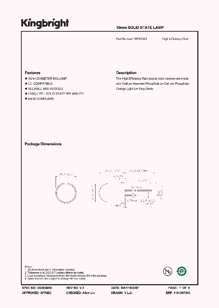 WP813ID_1336755.PDF Datasheet