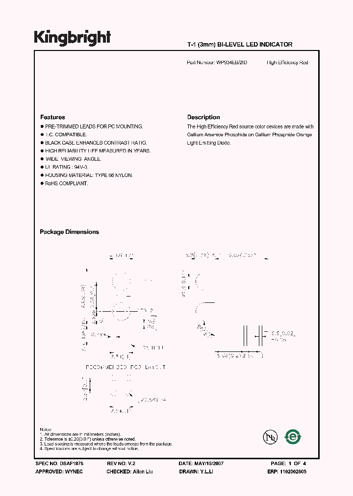 WP934EB-2ID_1040205.PDF Datasheet