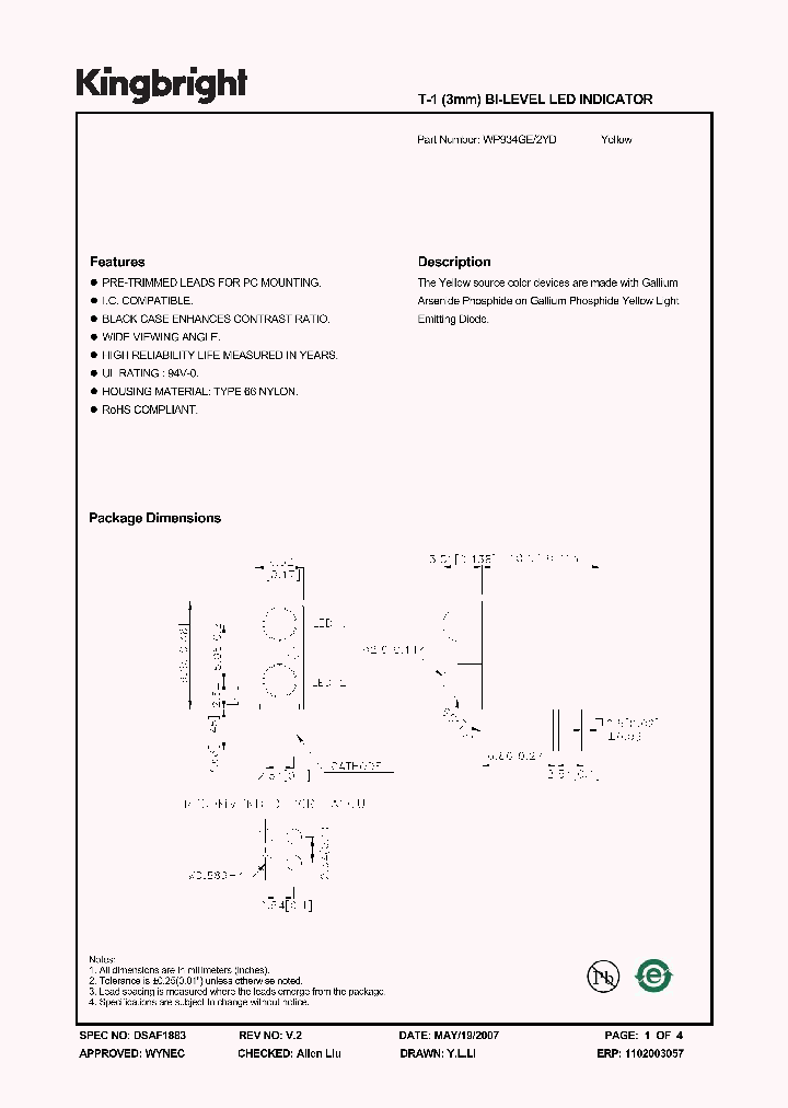 WP934GE2YD_1336778.PDF Datasheet