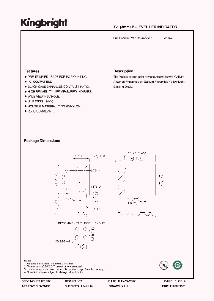 WP934GO2YD_1336780.PDF Datasheet