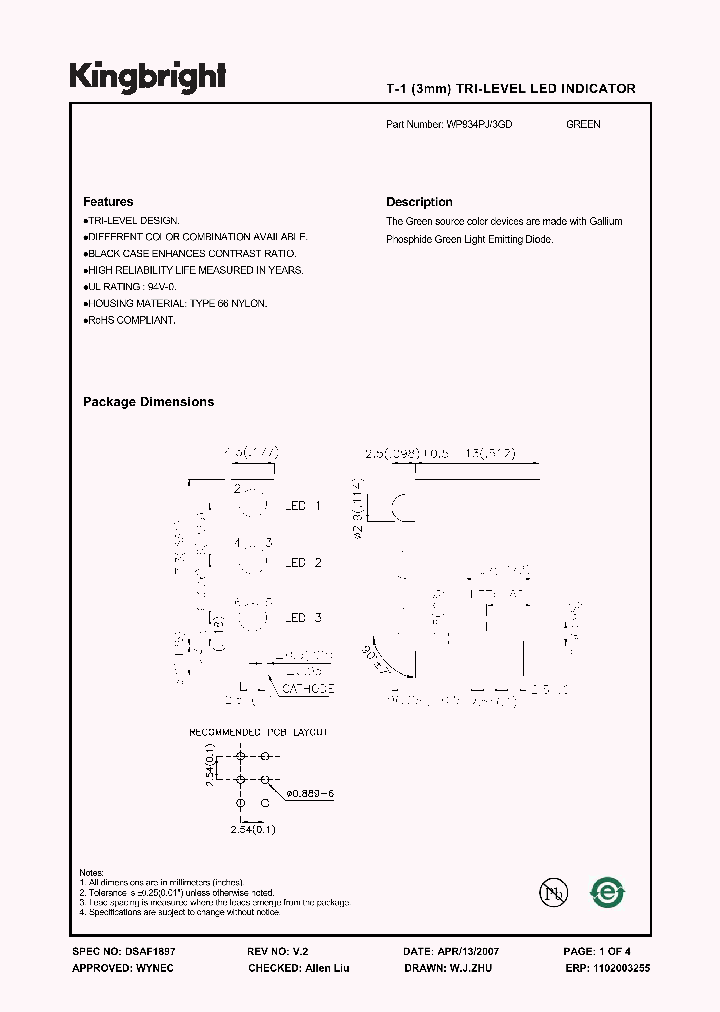 WP934PJ3GD_1336787.PDF Datasheet