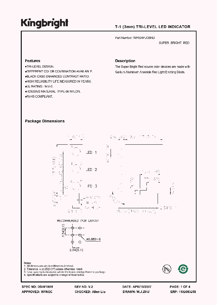 WP934PJ3SRD_1336788.PDF Datasheet