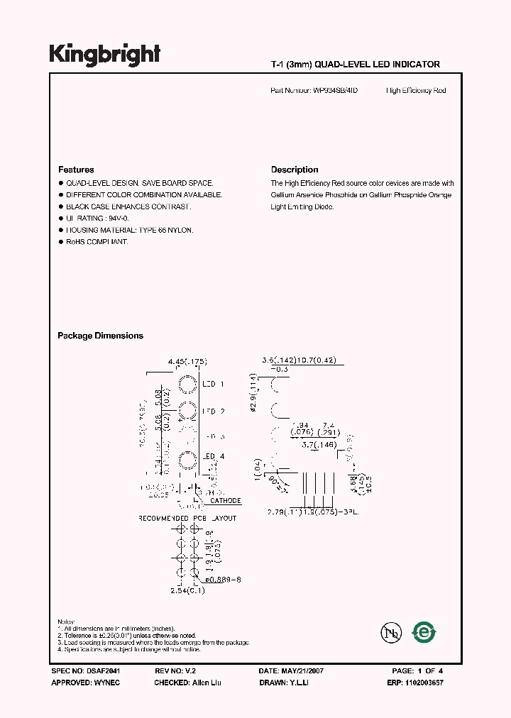 WP934SB4ID_1336803.PDF Datasheet