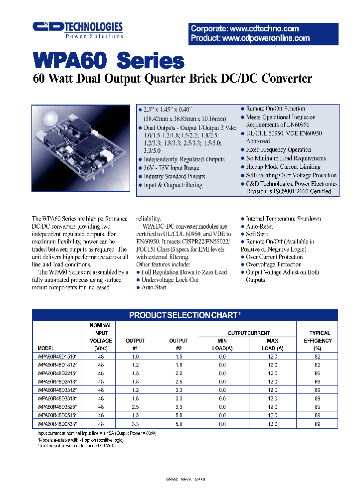 WPA60R48D3325_1336820.PDF Datasheet