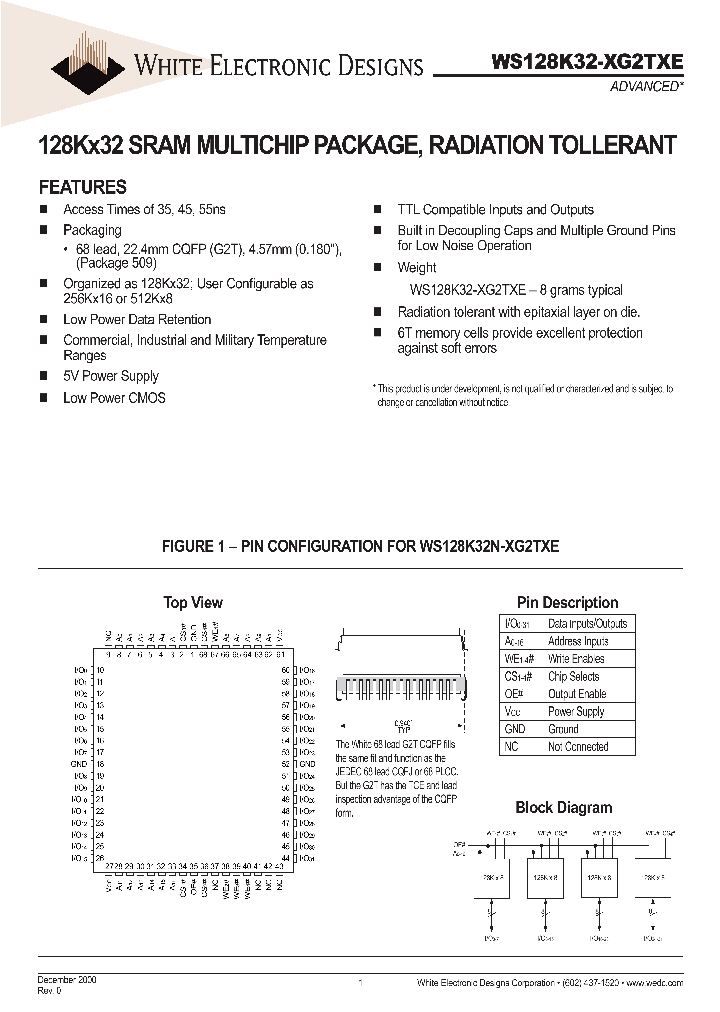 WS128K32N-35G2TQE_1086712.PDF Datasheet