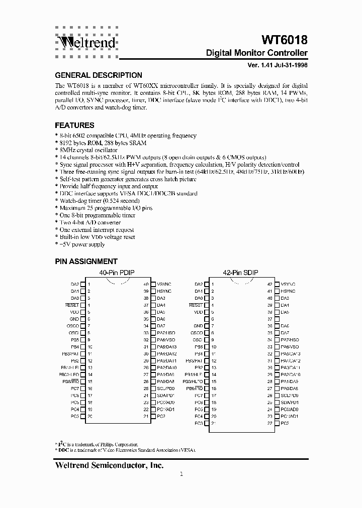 WT6018_1336944.PDF Datasheet