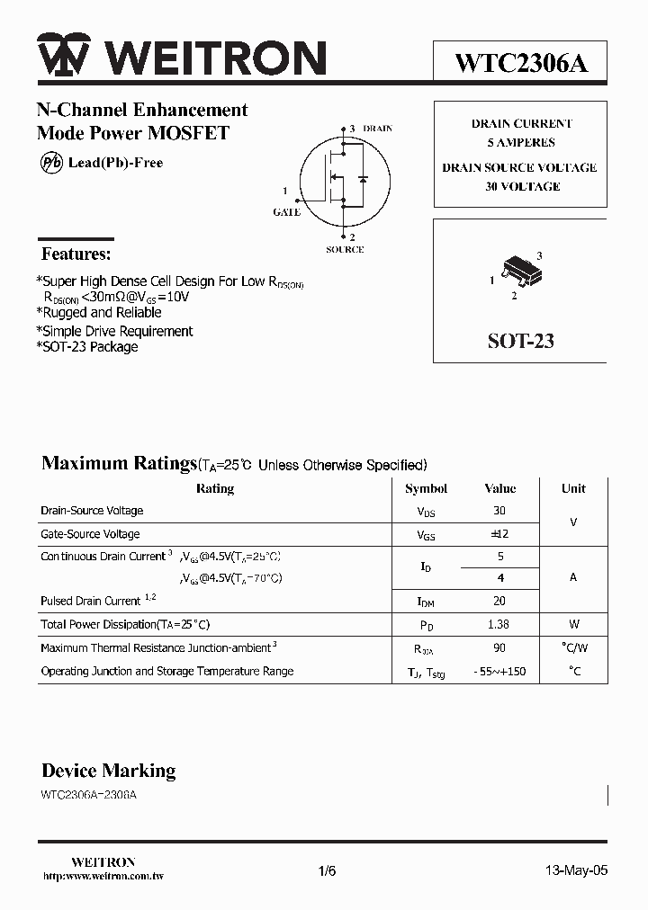 WTC2306A_1088250.PDF Datasheet