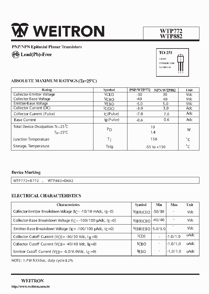 WTP882_1336982.PDF Datasheet