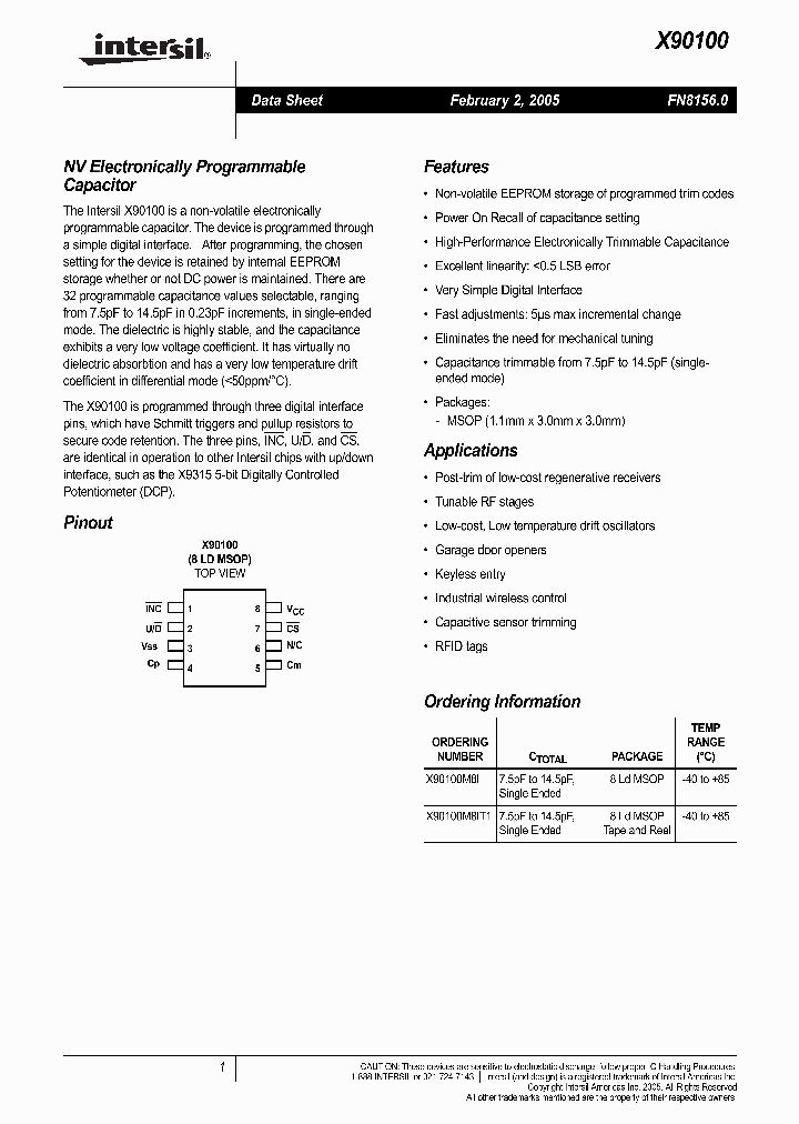 X90100M8IT1_1337329.PDF Datasheet