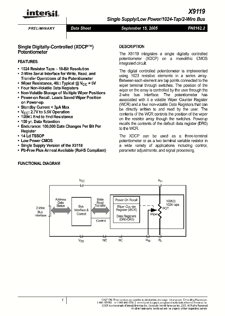 X9119TV14_1060461.PDF Datasheet