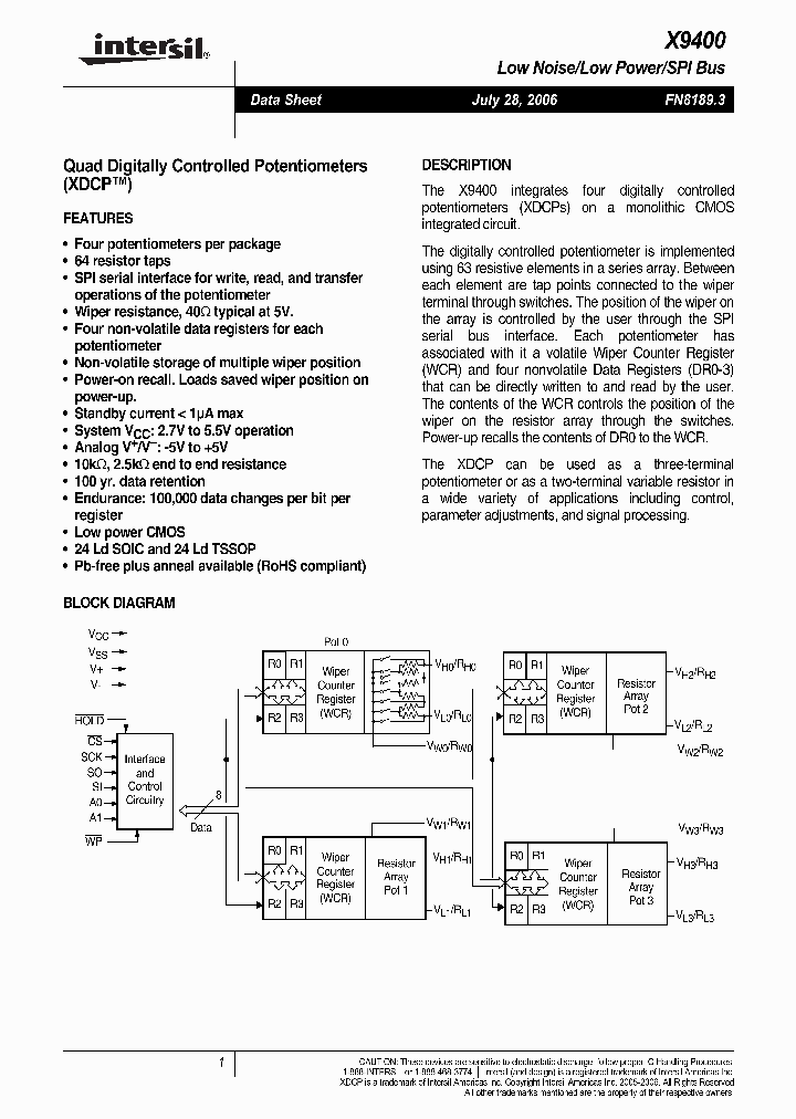 X9400WS24IZ_1042966.PDF Datasheet