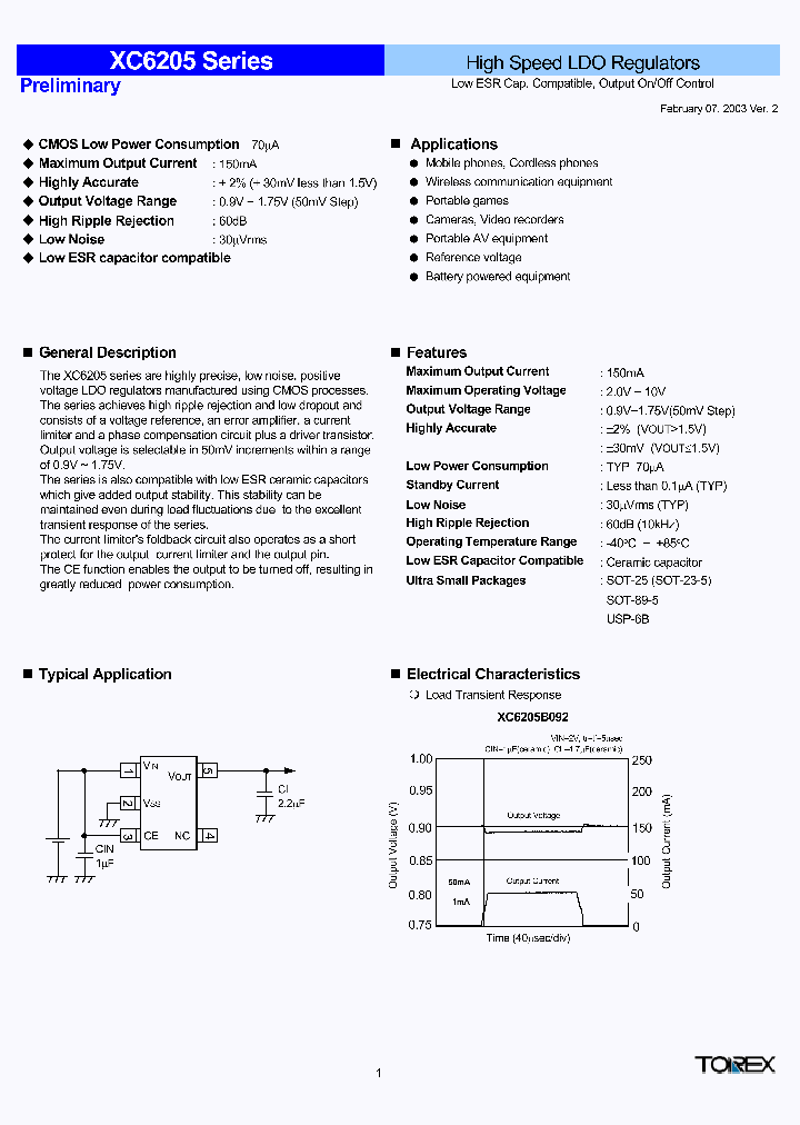 XC6205X152_1337615.PDF Datasheet