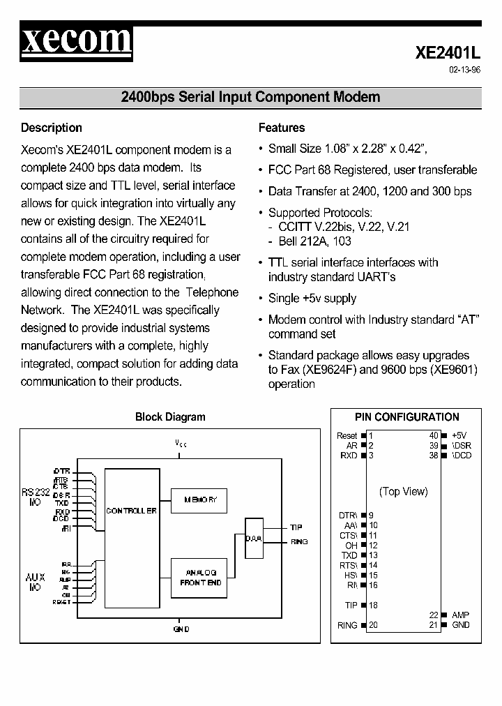 XE2401L_1337777.PDF Datasheet