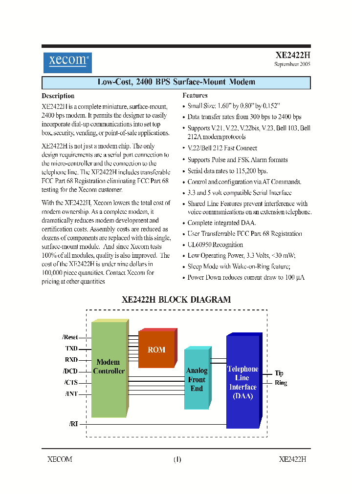 XE2422H_1337779.PDF Datasheet
