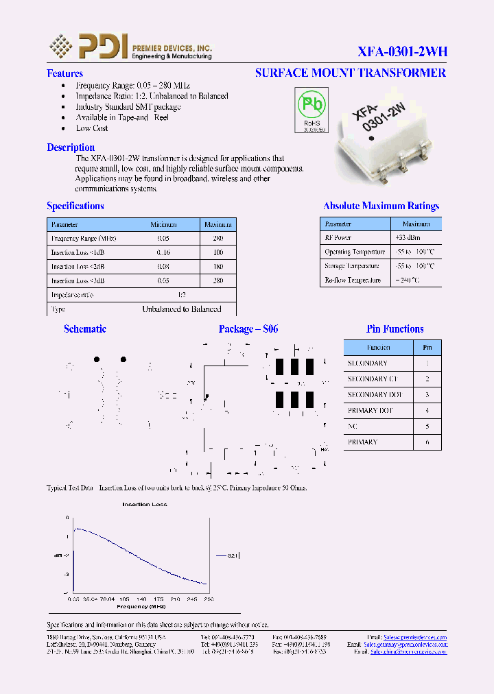XFA-0301-2WH_1337806.PDF Datasheet
