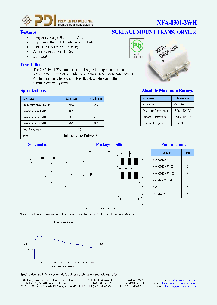 XFA-0301-3WH_1337807.PDF Datasheet
