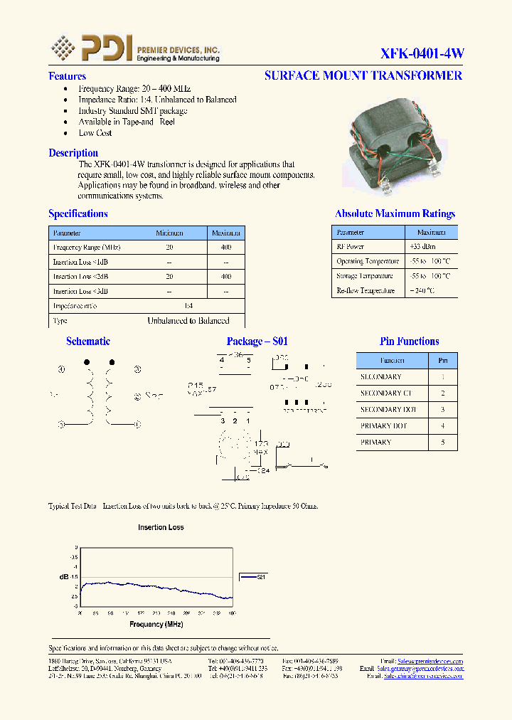 XFK-0401-4W_1337811.PDF Datasheet
