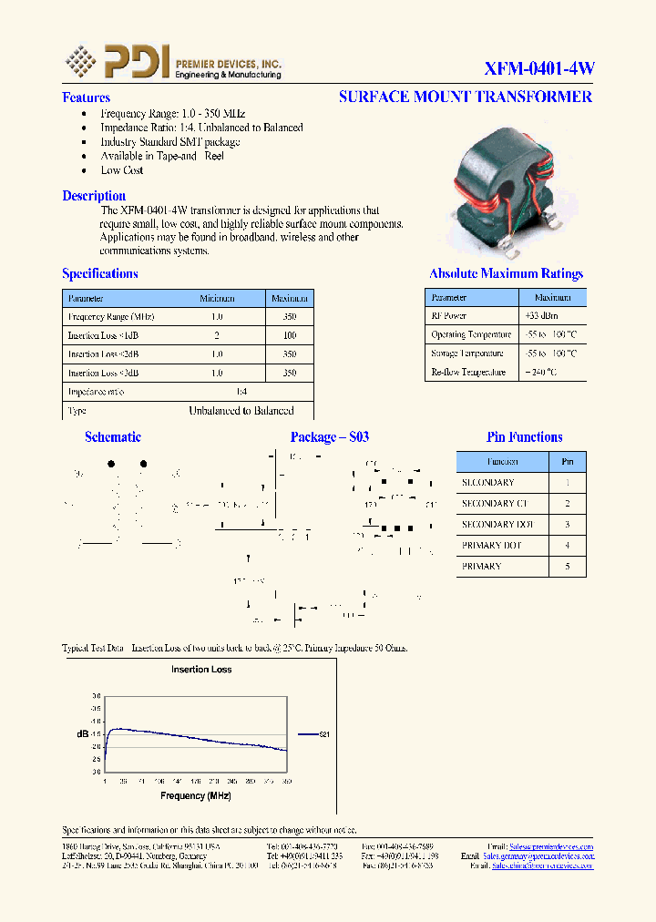 XFM-0401-4W_1097849.PDF Datasheet