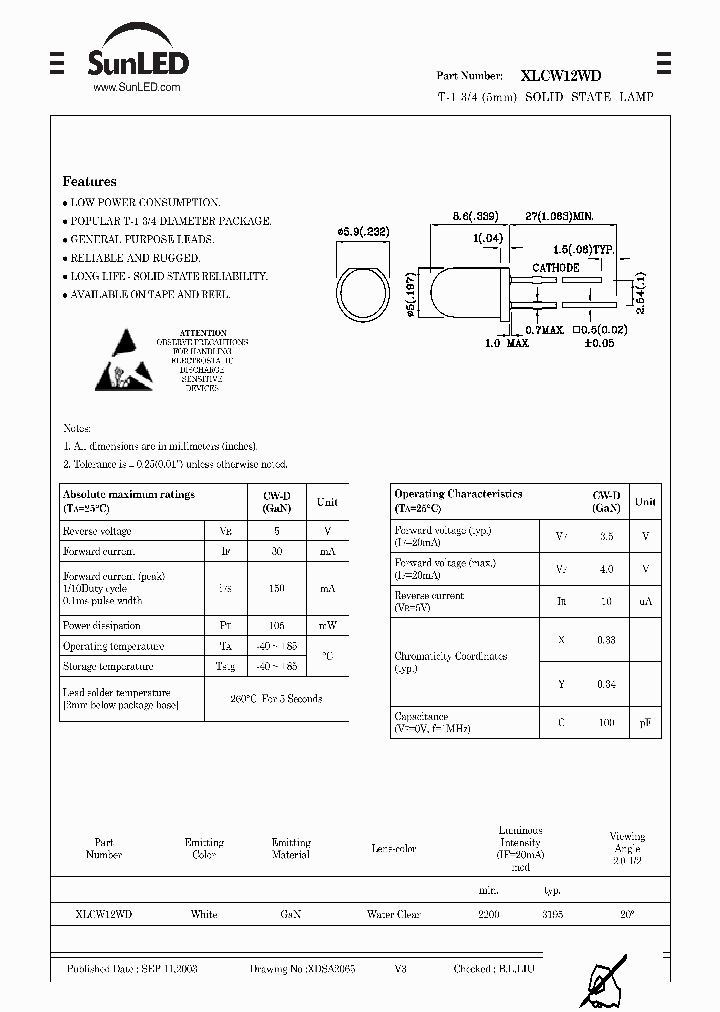 XLCW12WD_1337838.PDF Datasheet