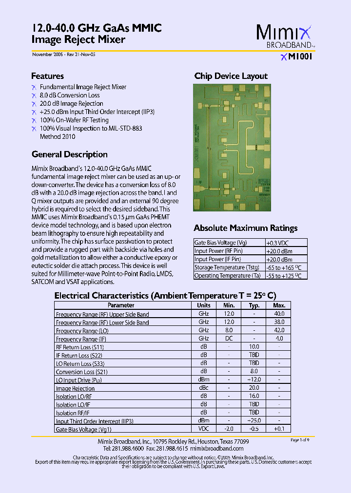 XM1001_1133413.PDF Datasheet
