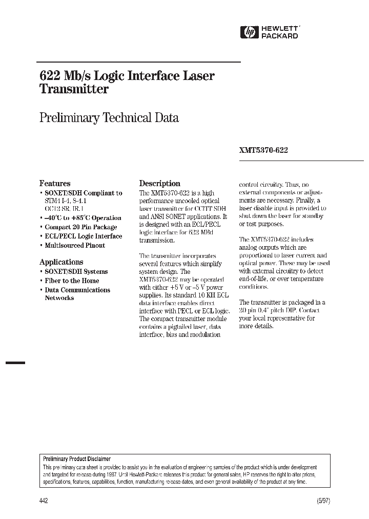 XMT5370B-622-ST_1337865.PDF Datasheet