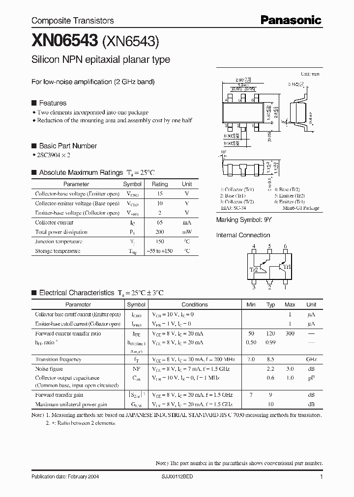 XN06543_1128731.PDF Datasheet