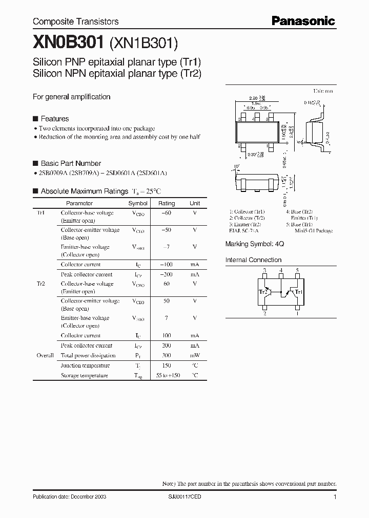 XN1B301_1337893.PDF Datasheet