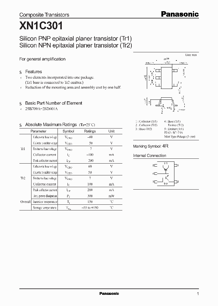 XN1C301_1147301.PDF Datasheet