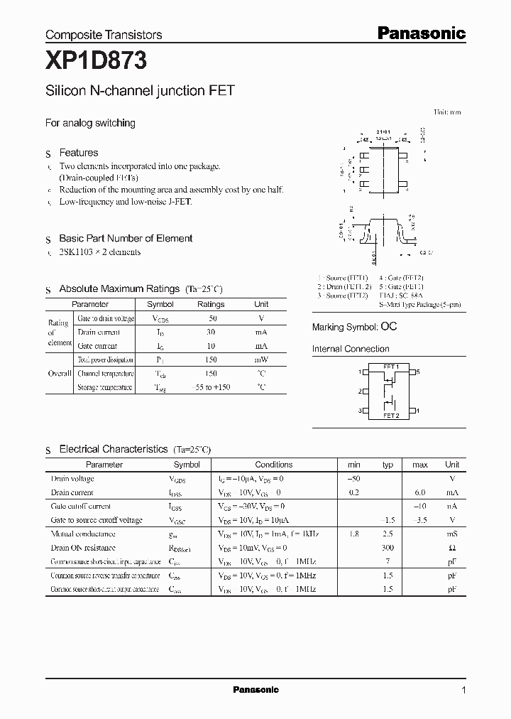 XP1D873_1338073.PDF Datasheet