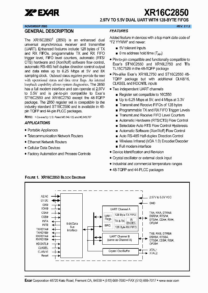 XR16C285005_1338153.PDF Datasheet