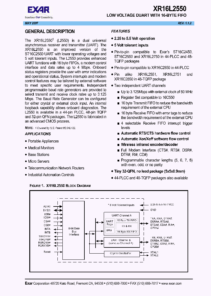 XR16L255007_1186659.PDF Datasheet